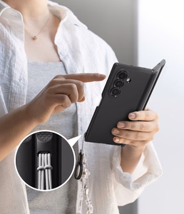 Ringke Onyx Flap MagSafe maciņš modelim Samsung Galaxy Z Fold 8 Ultra – melns