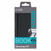 SBS Wallet Smooth maciņš Samsung Galaxy A37 ar atloku - melns