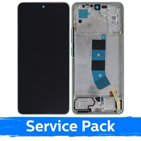 LCD displejs saderīgs ar Xiaomi Redmi Note 13 4G ar rāmi / Mint Green / (Service Pack)