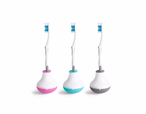 Quirky Bobble Brush toothbrush holder, blue