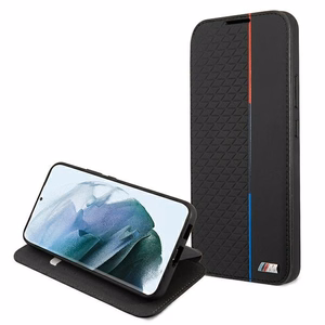 Viedtālruņa apvalks BMW M Collection Triangles Case Samsung Galaxy S22+ melns