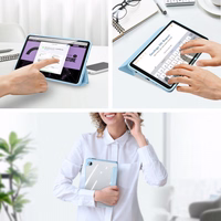 Maciņš Dux Ducis "Toby" priekš Samsung X520/X526 (Tab S10 FE) X510/X516 (Tab S9 FE) X710/X716 (Tab S9) zils