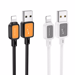 Кабель USB A to Lightning Hoco 2,4A 1 m X108 белый