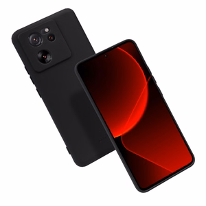 Crong Color Cover vāciņš ierīcei Xiaomi 13T / 13T Pro, melns
