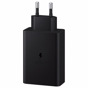 Зарядное устройство Samsung 2x USB Type C / USB PPS, Power Delivery PD 65W, QC 3.0, AFC, FCP чёрное (EP-T6530NBEGEU)