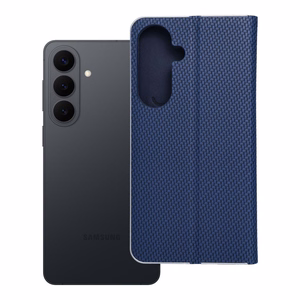 Viedtālruņa apvalks LUNA Book Carbon SAMSUNG S26 Edge zils