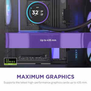 NZXT H9 Flow RGB+ 2025 datora korpuss melns