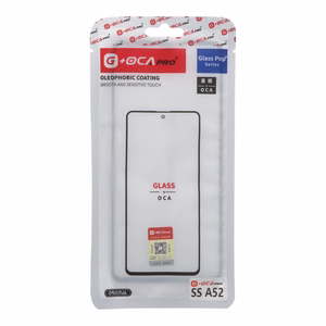 LCD stikls G+OCA Pro A52 2021 A525 / A526 / A52s A528 / A53 A536 / S20 FE G780 ar OCA