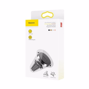 Baseus Small Ears magnētiskais automašīnas turētājs ventilācijas restēm (melns)