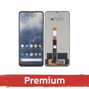 LCD displejs saderīgs ar Nokia G60 melns OEM