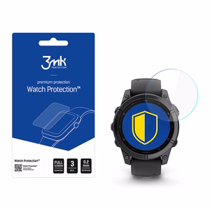 Hibrīda stikls 3mk pulksteņa aizsardzība FlexibleGlass Garmin Fenix E 47mm