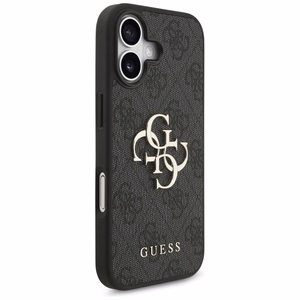 Guess 4G ar lielu logotipu viedtālruņa apvalks iPhone 17 - melns