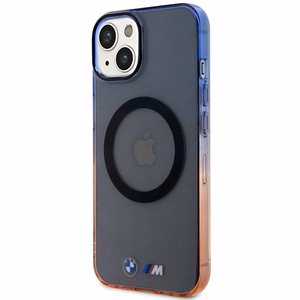 Apvalks BMW BMHMP14SHTGE iPhone 14 6.1" pelēks/pelēks cietais apvalks Gradients Buferis MagSafe