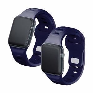 3mk silikona siksniņa Apple Watch, 42/44/45/46/49 mm, okeāna zils, lielais izmērs
