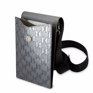 Karl Lagerfeld Ikonik Karl Monogrammas Plāksteru soma - sudraba