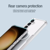 Nillkin Nature Pro bruņots viedtālruņa apvalks ar magnētisko gredzenu Samsung Galaxy S24+ - balts