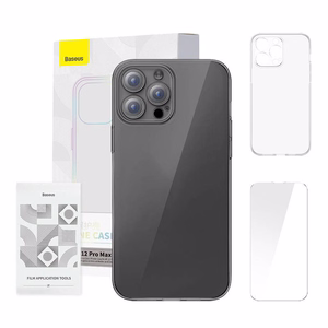 Baseus Crystal Clear maciņš iPhone 12 Pro Max (krāsa: caurspīdīga)