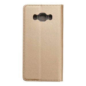Viedtālruņa apvalks grāmatas stila SMART CASE SAMSUNG J5 2016 zelts