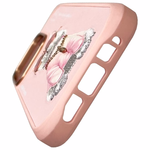 Nimmy Brilles Foršs kaķis viedtālruņa apvalks iPhone 16 Pro Max - rozā