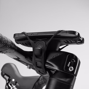 Rockbros LF24166 silikona velosipēda tālruņa turētājs, 4–7" – krāsa: melna