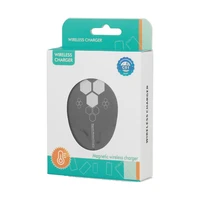 Bezvadu indukcijas lādētājs QI universāls ātrā uzlāde magnētisks - C01 15W melns (min.2A)