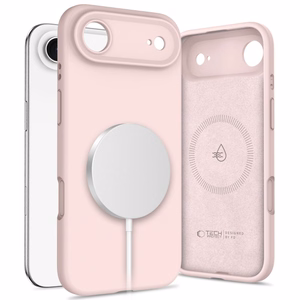Tech-Protect Silikona Magnētiskais viedtālruņa apvalks iPhone 17 Air - rozā