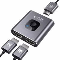 Tech-Protect HB07 HUB adapteris 2in1 HDMI 4K 60Hz - pelēks