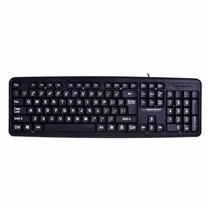 Esperanza EK129 tastatūra USB QWERTY angļu (UK) melna