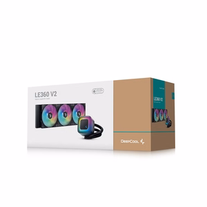 DeepCool LE360 V2 procesora šķidruma dzesēšanas sistēma All-in-one 12 cm melna 1 gab.