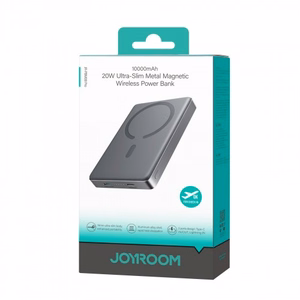 Portatīvais lādētājs Joyroom JR-PBM08 Pro Titan Grey 10000mAh (Bezvadu uzlāde 15W / PD 20W)