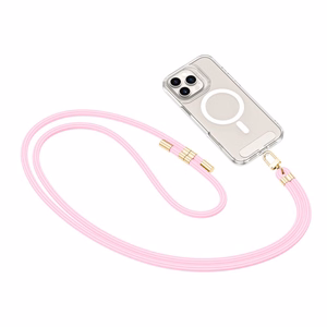 TECH-PROTECT C7S virves crossbody siksniņa gaiši rozā/zelta