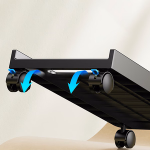 Orico CPB2 Computer Stand with Wheels - Black