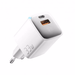 Lādētājs Essager GaN Polestar balts 33W (PD / QC3.0)