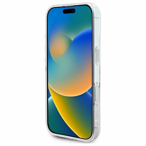 Guess IML Sirds apvalks viedtālrunim iPhone 16 Plus - caurspīdīgs