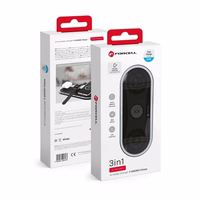 FORCELL F-ENERGY Ellipse bezvadu lādētājs 3in1 saderīgs ar Apple Qi QC 15W melns