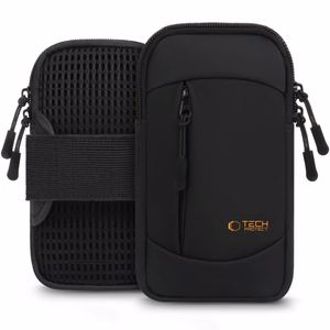 TECH-PROTECT M6 universāla sporta rokas saite melna/oranža