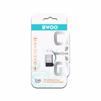 BWOO adapteris USB-C - USB pelēks OTG BZ-38