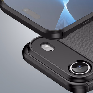 Carbon viedtālruņa apvalks iPhone 17 Air - melns