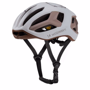 Wozinsky īpaši viegla šosejas velosipēda ķivere, 54–58 cm – pelēkbrūna