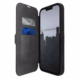 Raptic X-Doria Urban Folio viedtālruņa apvalks iPhone 14 Plus ar atveramu melnu pārklājumu