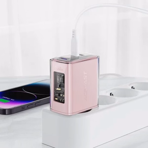 Lādētājs Acefast GaN pelēks 65W (2xPD / 1xQC3.0)