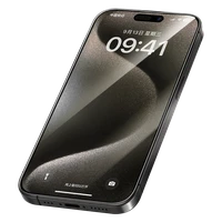 Benks Arc Shield pilna seguma aizsargstikls iPhone 15 Pro Max melns (m)