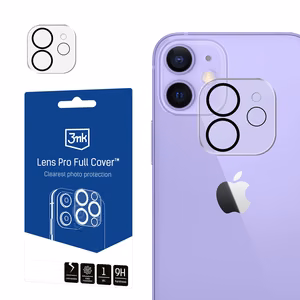Apple iPhone 11/12 mini - 3mk Aizsargstikls Pro Pilns pārklājums