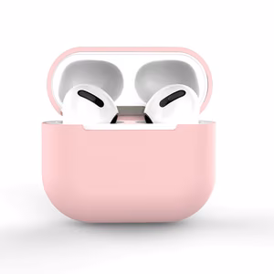 Case for AirPods 2 / AirPods 1 Silicone Soft Earphone Cover Pink (Case C)