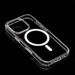 Clear Mag Cover Elite STR maciņš modelim iPhone 17 Pro / 18 Pro, saderīgs ar MagSafe, no nedzeltējoša materiāla, ar Camera Control pogu – caurspīdīgs