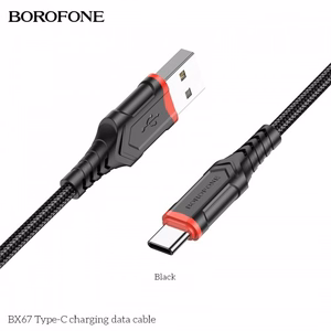 USB kabelis Hoco BX67 melns Type-C 100cm