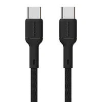 Dudao L9C 65W USB-C - USB-C kabelis 2m - melns
