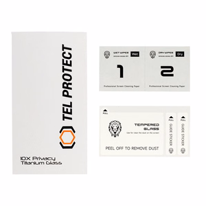 Rūdīts stikls Tel Protect 10X Privacy Titanium Iphone 16 Pro Max