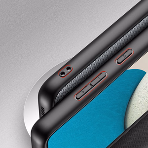 Dux Ducis Fino viedtālruņa apvalks, izgatavots no neilona materiāla, paredzēts Samsung Galaxy A73, zils