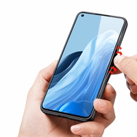 Dux Ducis Fino apvalks pārklāts ar neilona materiālu Oppo Reno7 Pro 5G melns